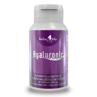 Ácido Hialurônico Puro (60 vezes + Concentrado) 150mg. 60 cápsulas