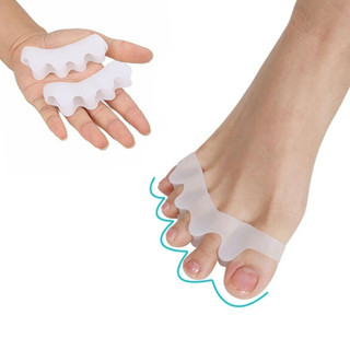 Par Separador De Silicone Corretor Ortopédico Para Dedos Pés
