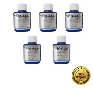 Kit 5 Limpa Pratas Monzi 35 ml - Liquido Para Limpar Prata 925