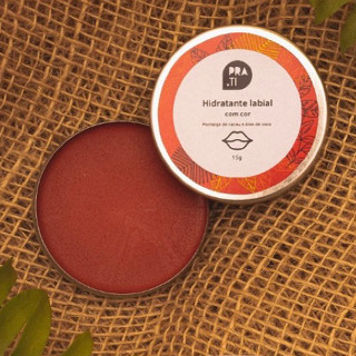 HIDRATANTE LABIAL COM COR | Lip Tint | Lip Balm Natural Hidratante Protetor Vegano