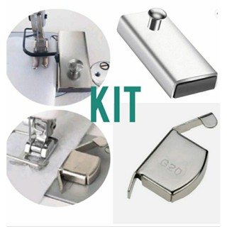 KIT 2 Peças 1 guia de costura grande + 1 imã tradicional para máquina de costura doméstica e industrial