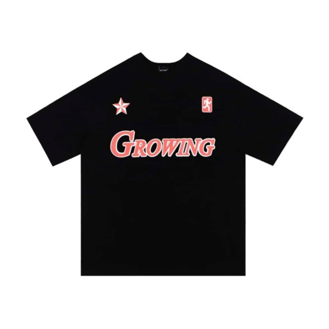 Camiseta OVERSIZED estampada blusa camisa Streetwear em algodão 30.1 modelo GROWING Premium OVERSIZED