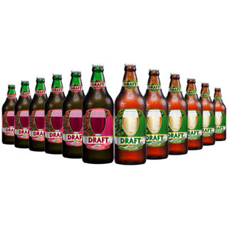 Kit 6 Chops de Vinho Draft 600ml - Sabores em Oferta na Shopee