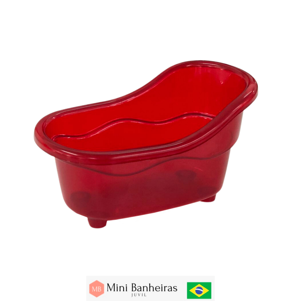 Mini Banheira de Acrílico 200ML e 500ML para Drinks e Decoração de Festas