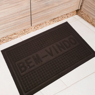 Tapete de Porta Capacho Antiderrapante Emborrachado Várias Cores