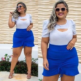 Blusa cropped noite plus size moda feminina pronta entrega envio rapido