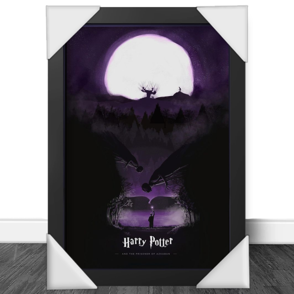 Quadro Decorativo Com Moldura Quadro Harry Potter e o Prisioneiro de Azkaban