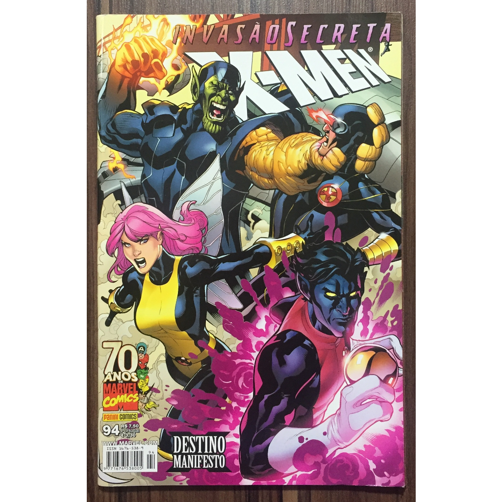 X-Men - 1ª Série - nº 94 | HQ | História em Quadrinho | Dinastia M | Wolverine | Magneto | Netuno | Vampira | Vingadores
