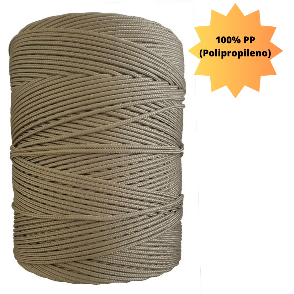 Corda Trançada 3,0mm Rami (seda) - Rolo Com 207 Metros GKL Store