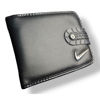 Carteira Masculina Couro Ecológico Slim Rg Porta Cartão Moedas Notas Promoção Nk botão