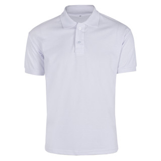 Camisa Gola Polo Masculina Camiseta Atacado Uniforme Para Bordar, lisa Cor Branco Tamanho:P-M-G-GG-G1-G2-G3