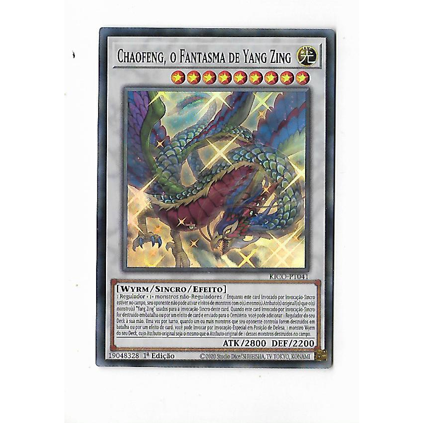 Yu-Gi-Oh Chaofeng, o Fantasma de Yang Zing - Super Raro