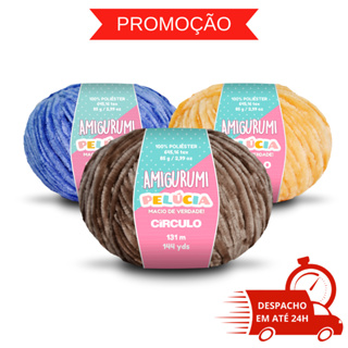 Linha Amigurumi PELUCIA 131mt Círculo - Pelúcia de Verdade em Oferta na Shopee