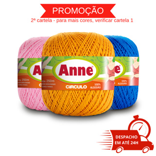 Linha Anne Circulo 250 Metros -  2ª Cartela Cores em Oferta na Shopee