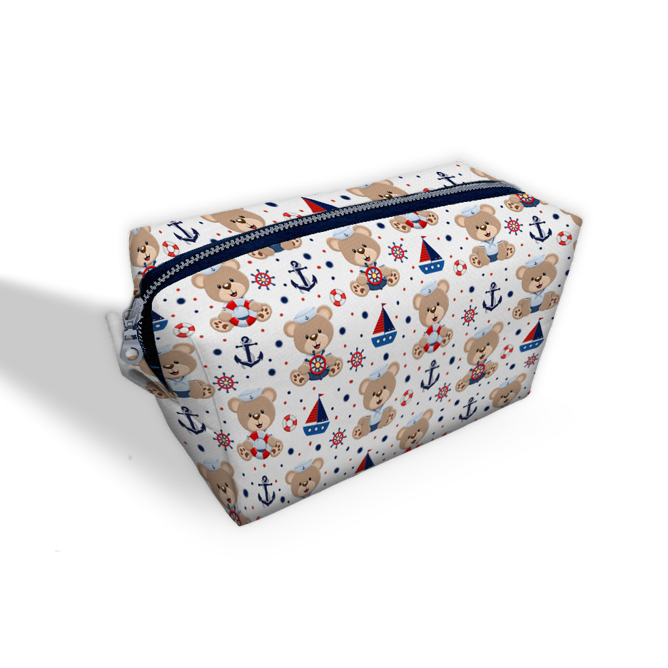 Necessaire Ursinho Marinheiro Bolsa de Fraldas Bolsa para Maternidade