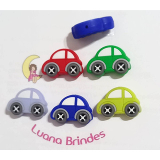 Pingente Fusquinha Emborrachado c/ Furo Passante- 5 Unidades em Oferta na Shopee