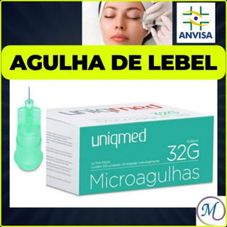 Agulhas de Lebel - Microagulhas Uniqmed 32GX4mm - Verde