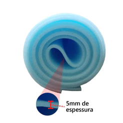 Espuma D28 - 1 Metro X 1,90mts Com 5 Milimetros de Espessura
