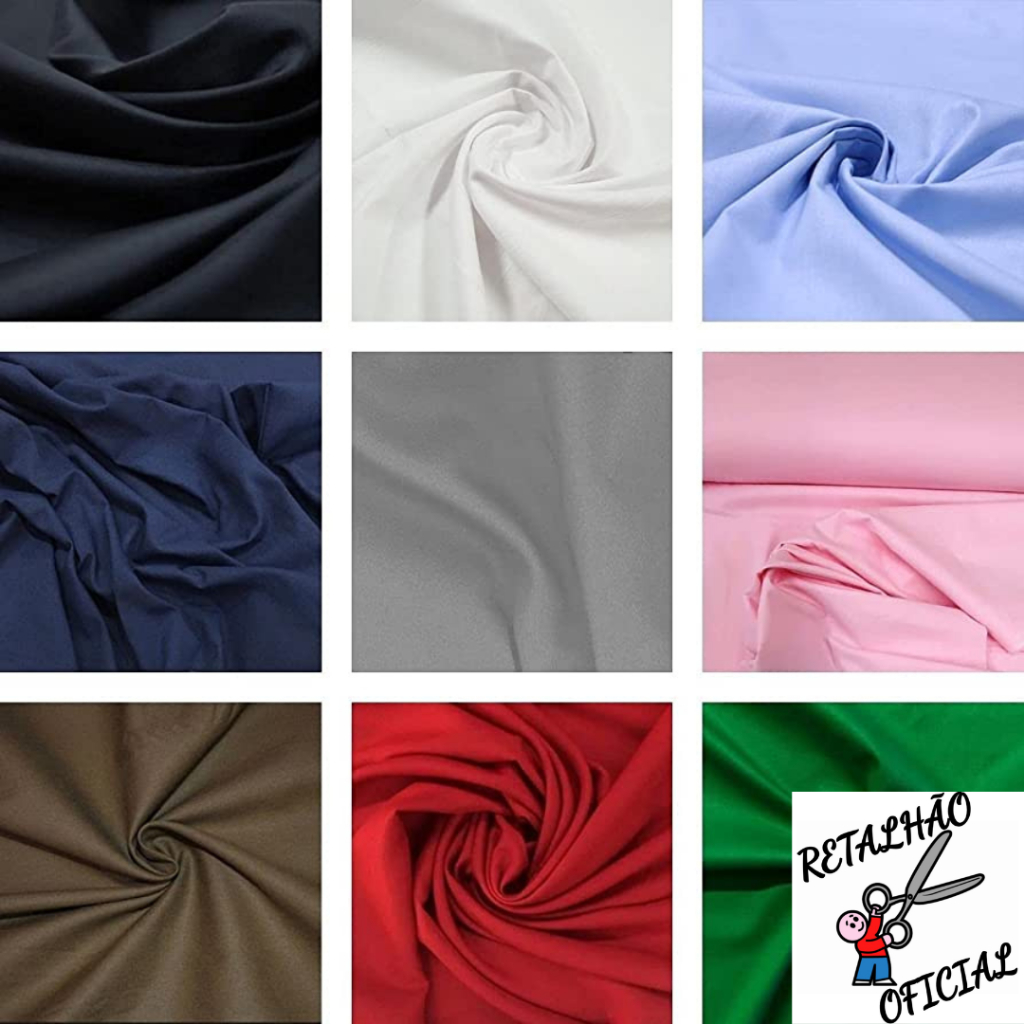 4 Metros Tecido Tricoline Mista