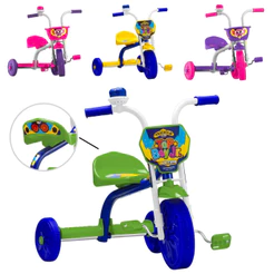 Triciclo Infantil Velotrol Para Menino e Menina Motoca Para Criança Top Ultra Bike Kids
