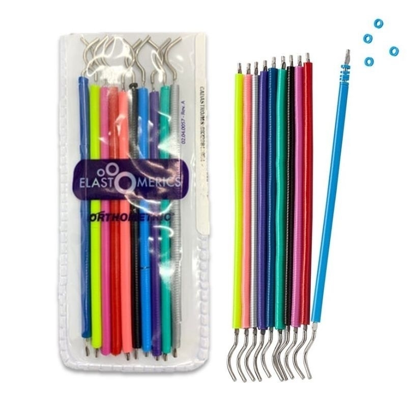 1 Mil Borrachinhas de Aparelho Ortodôntico (10 cores) você escolhe as cores que deseja em Oferta na Shopee