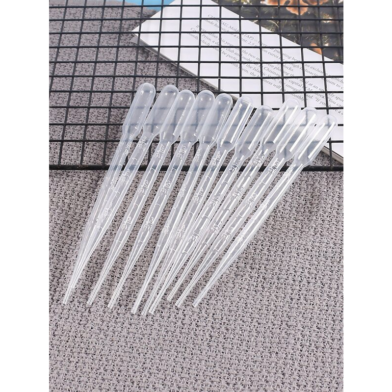 20/50 unidades pipeta pasteur/conta-gostas 3ml em Oferta na Shopee