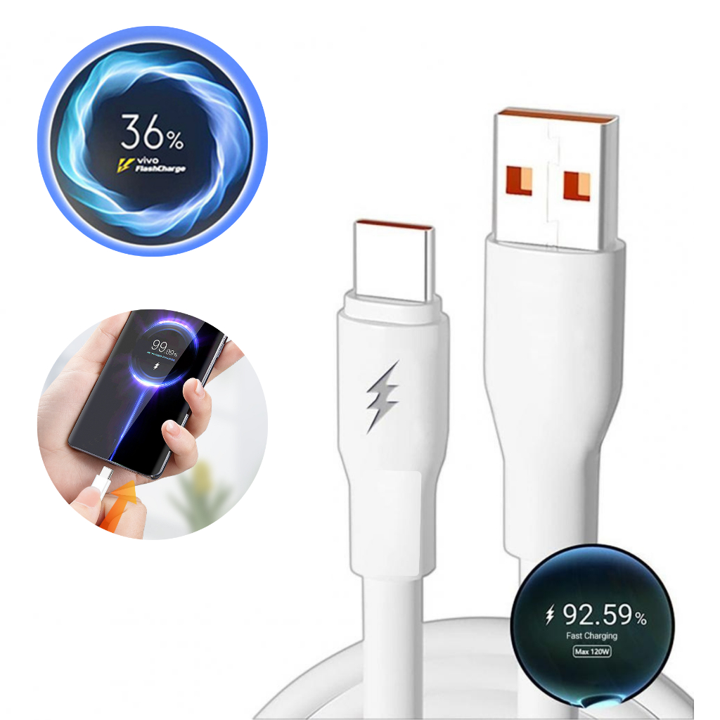 Cabo Usb Tipo C Rápido Carregador de Celular 6A 9A 30W 33W Cabo Usb C Rápido Android ios Carregamento Rápido Xiaomi