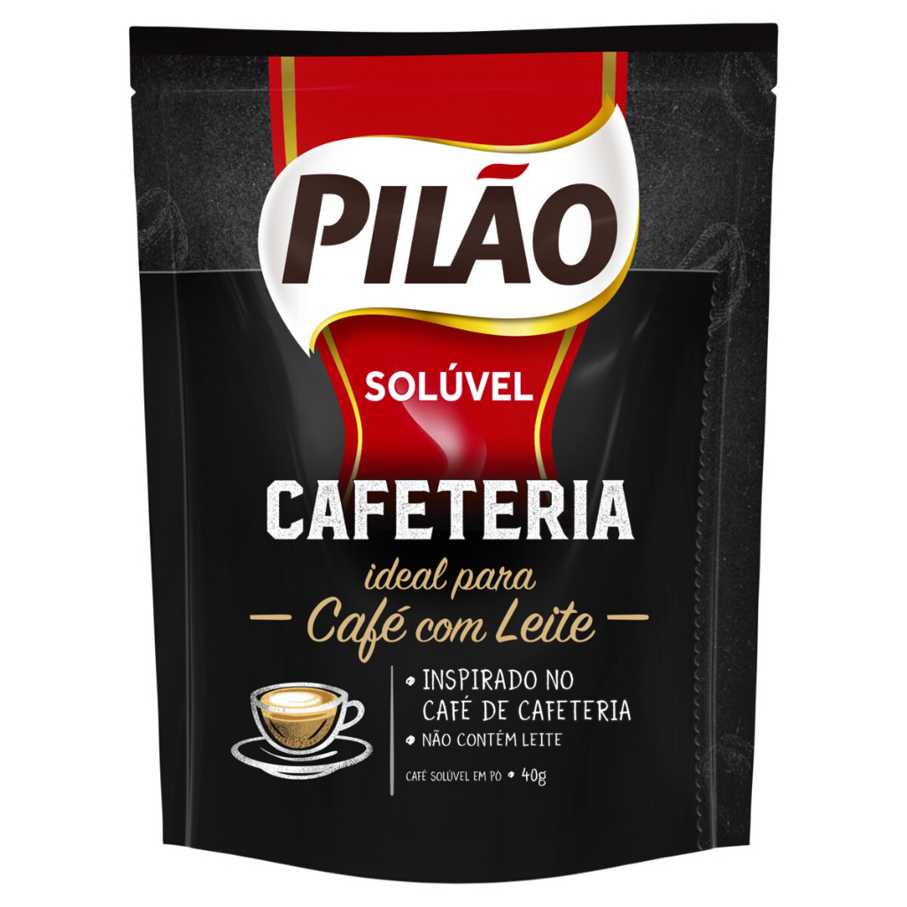 Kit de 12 Café Solúvel Pilão Cafeteria - embalagem de 40g em Oferta na Shopee