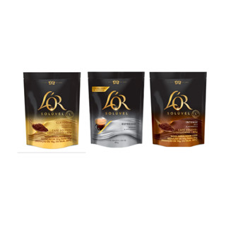 Kit 4 Café Lor Solúvel intense, espresso ou classique em sachê