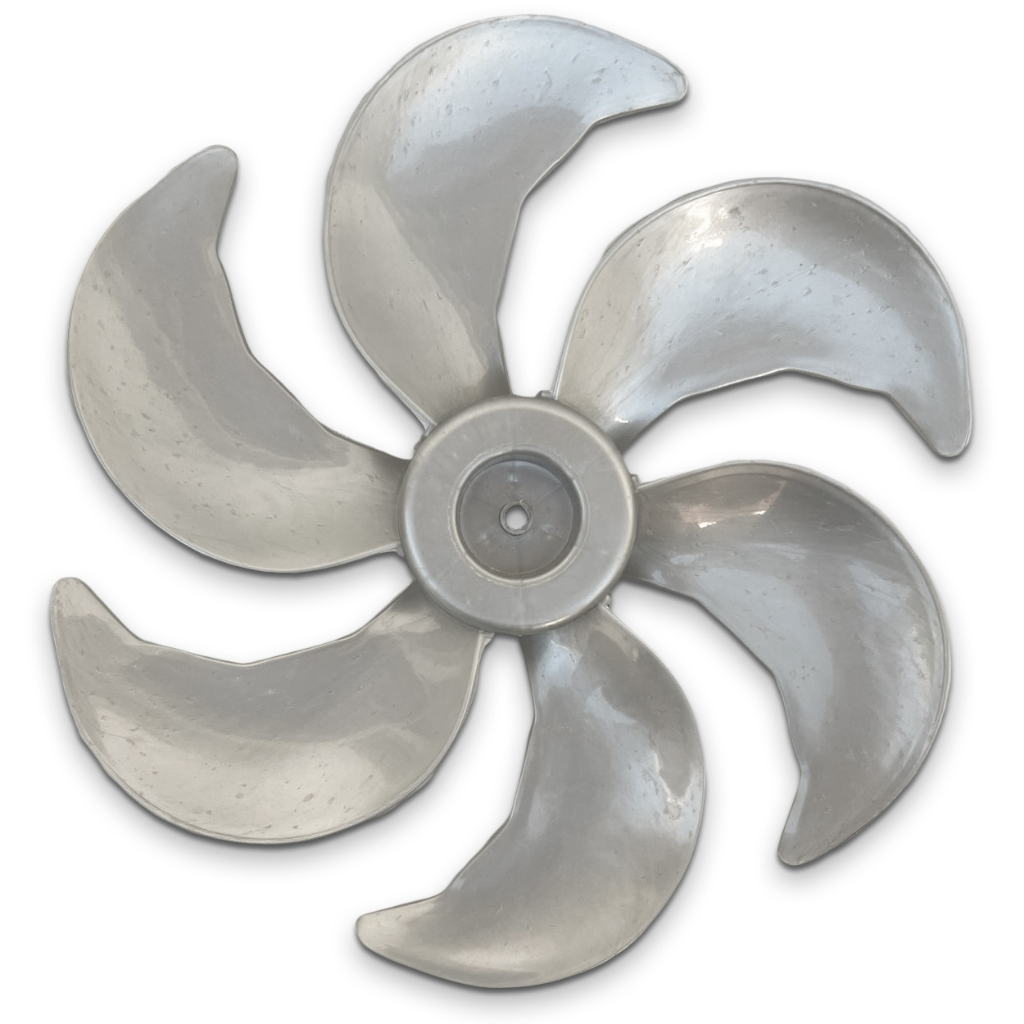 Hélice Ventilador Mallory 6 Pás Prata 30cm Original em Oferta na Shopee