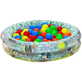 Piscina infantil bebe crianças Inflável 70 Litros disney mickey home aranha minnie avengers { bolinhas kit }