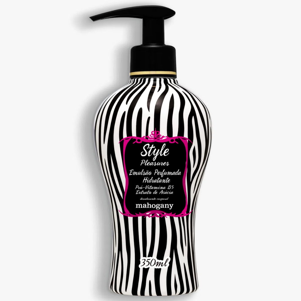 Hidratante Corporal Mahogany Style Pleasures 350ml em Oferta na Shopee