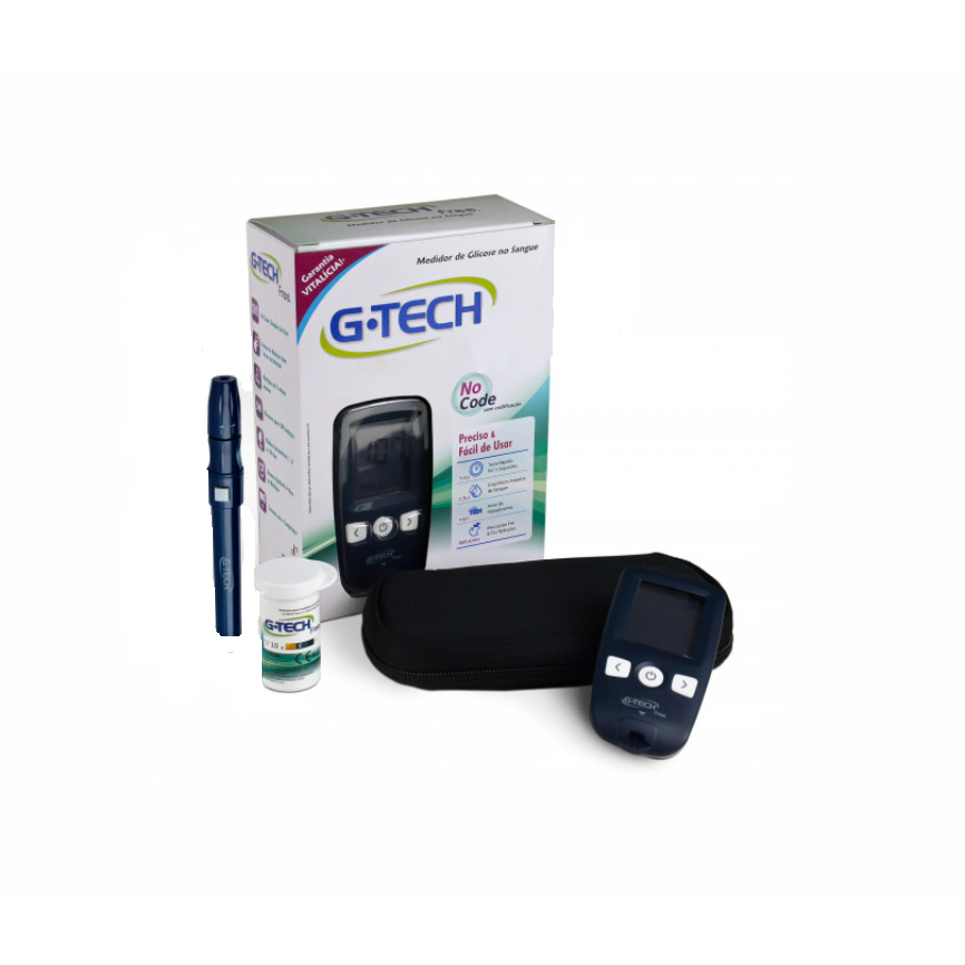 Kit Medidor de Glicose G-TECH FREE