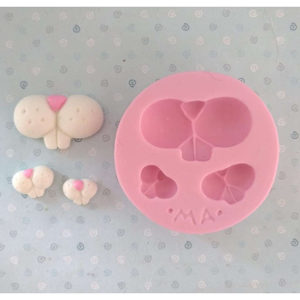 Molde de Silicone Focinho de Coelho (páscoa) - MA462 em Oferta na Shopee