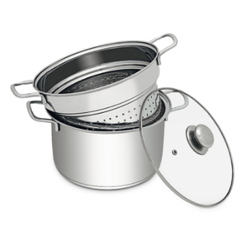 Espagueteira De Inox Com Tampa 4,4 Litros - Hercules