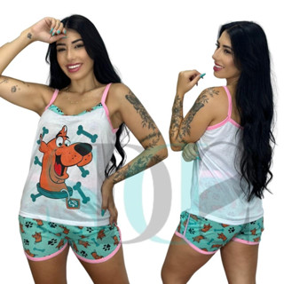 Short Doll Adulto Pijama Feminino Personagem 1