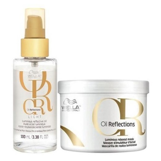 Wella Kit Oil Reflections Máscara 500G+ Light Oil 100Ml