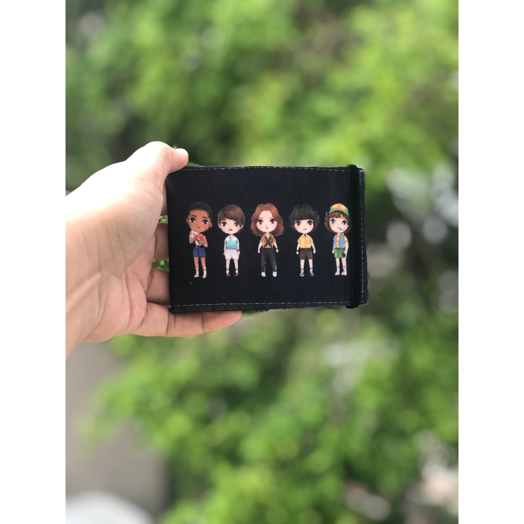 Carteira Slim Série Seriado Stranger Things Personagens