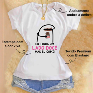 Blusa Feminina Premium T-Shirt - Flork Rosa