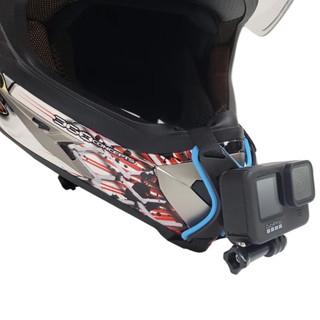 Suporte de Celular Para Capacete Câmera de Ação GoPro Posição de Queixo Moto Trilha Bike