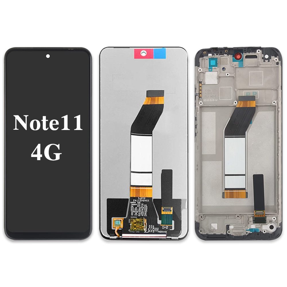 Tela Para Xiaomi Redmi Note 11 4G(não redmi note 11)&Redmi 10&Redmi 10 Prime Display Frontal Com Aro