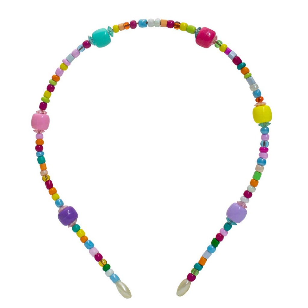 Tiara Miçanga Moda Infantil Colorida Feminina Menina 18.06 em Oferta na Shopee