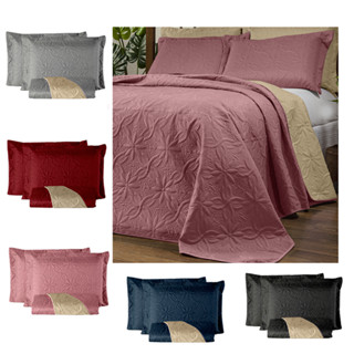 Cobre Leito Dupla Face 160 Fios Queen, Casal Padrão e Solteiro Matelado Floral Melhor Compra