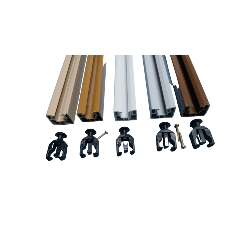 Guia / Trilho / Superior para porta sanfonada Bcf cerejeira com 5 pinos 82cm