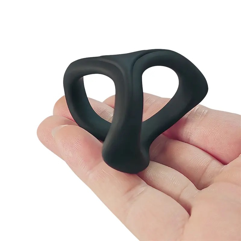 Anel Peniano Triplo Masculino Silicone Macio SJH-TRI