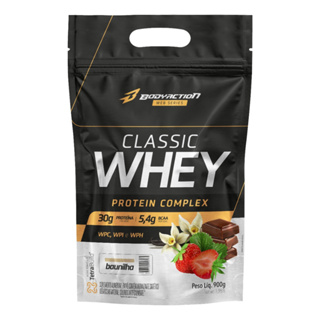 Whey Protein Proteína Isolada Concentrada Hidrolisada Classic Whey 900g - Bodyaction em Oferta na Shopee