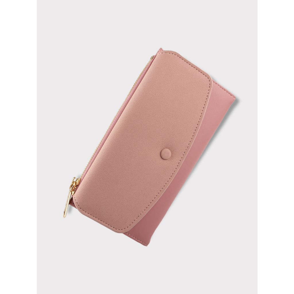 Carteira feminina longa porta cartao LR-201 em Oferta na Shopee