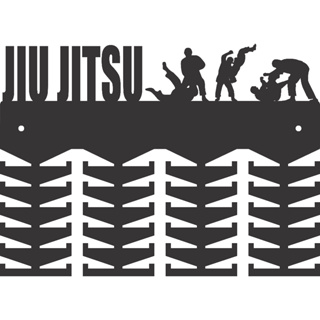 Porta Medalhas modelo JIU JITSU MASCULINO produzido em Madeira Mdf 6mm de alta qualidade e pintura automotiva em Oferta na Shopee