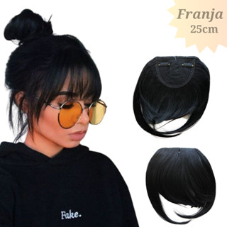 Aplique Franja De Cabelo Orgânico Com Tic Tac