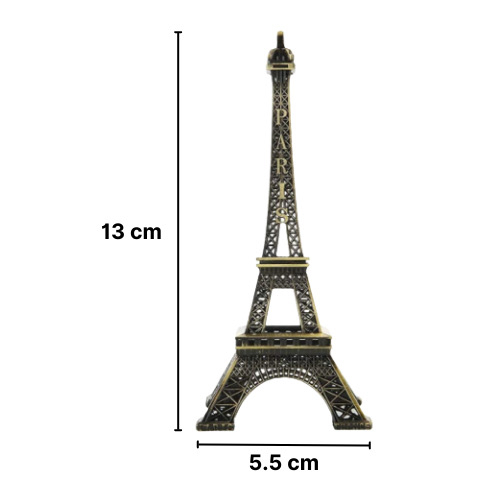 2PCS Torre Eiffel Paris  Com 13 Cm De Altura  Decoração Cor  Igual Foto/Torre Eiffel Miniatura Paris Enfeite 13 cm Para Decoração